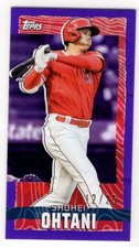 2023 Topps Rip Shohei Ohtani Mini Base Card Purple #MRIP-SO /25
