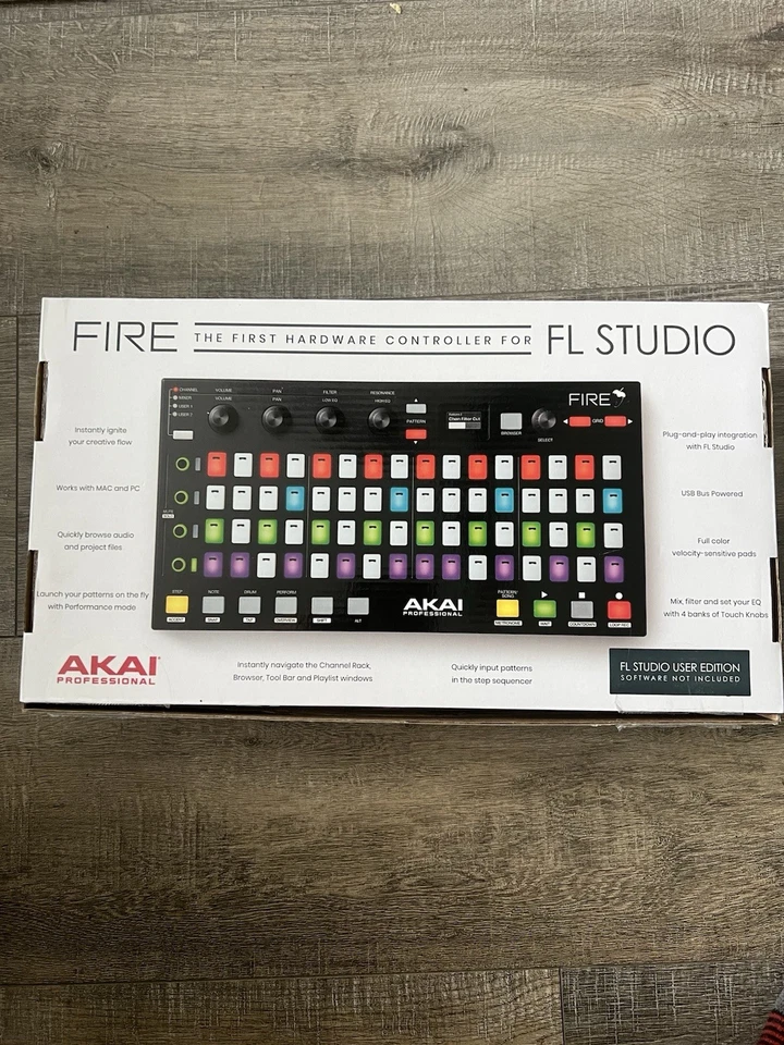 Akai FIRE USB MIDI Controller 64 RGB Pads FL Studio Controller - Image 2 of 4