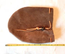 Leather Black Powder Possibles Bag Belt Bag