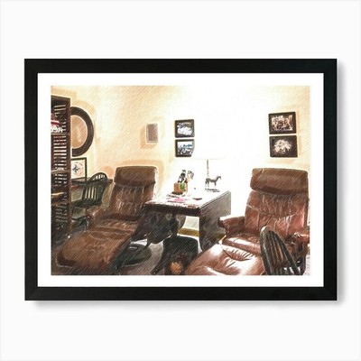 Eames Chairs Art Print Framed Wall Art Poster Canvas Print Picture