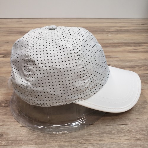 Headsweats Hat Cap Strap Back White Gray Perforated Athletic Running Mens Mesh - Picture 3 of 8