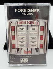 Foreigner Records Cassette Tape Atlantic Greatest Hits Classic Rock VG Vintage