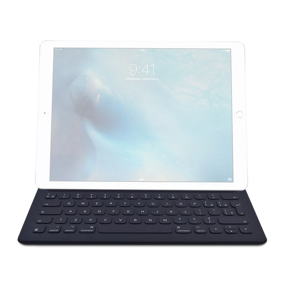 Nuevo teclado inteligente rumano Apple para iPad Pro 12,9" Gen 1-2 (negro) - A1636