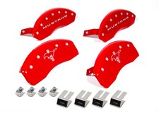 Mgp 10202smb2rd Red Brake Caliper Covers Pony For 15-23 Ford Mustang Mgp 10202smb2rd Red Brake Caliper Covers Pony For 15-23 Ford Mustang