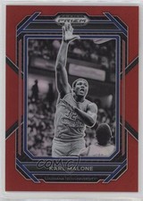 2023-24 Panini Prizm Draft Picks Red Prizm /299 Karl Malone #93 HOF 0x3f