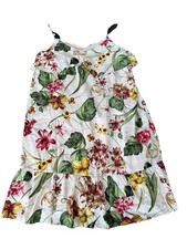 Floral Ruffle Dress Size Medium Xhiliration Brand Spaghetti Straps