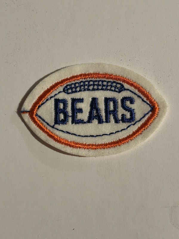 Chicago Bears  Vintage NFL Patch. Embroidered. Iron On. 3"x 2"
