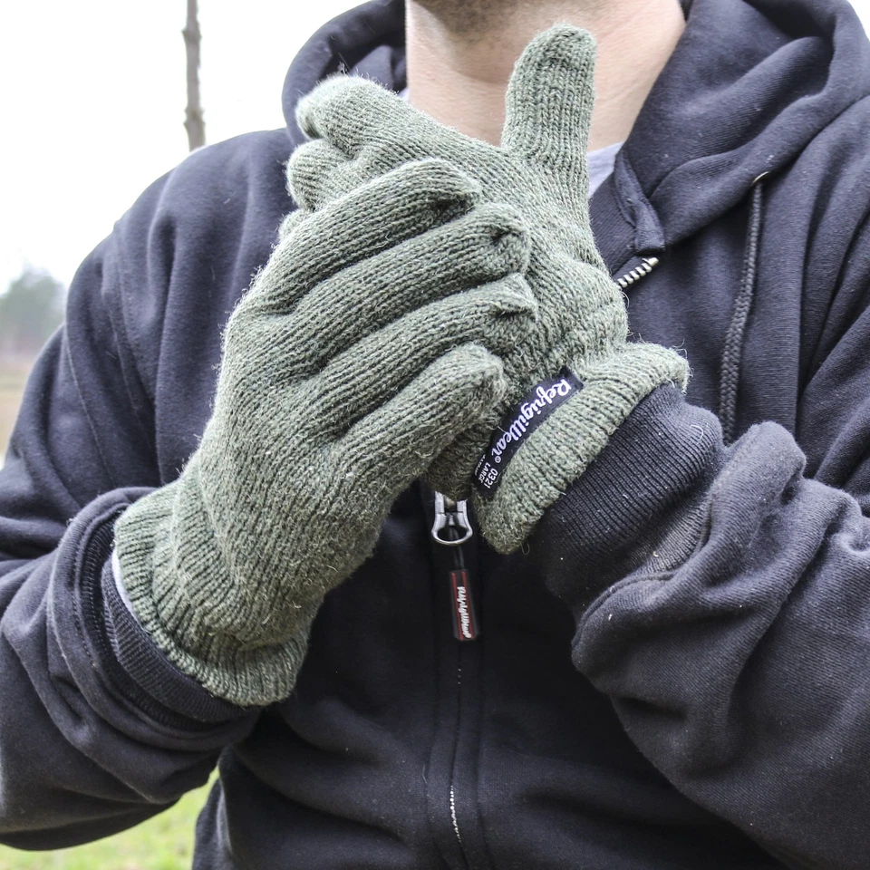 Guantes de lana aislados RefrigiWear - Máxima protección contra climas fríos, térmicos Foto 2 de 4