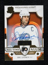 2022 The Cup All-Time Alumni Gold Foil 10/25 Eric Lindros #ATA-EL Auto HOF 11z6