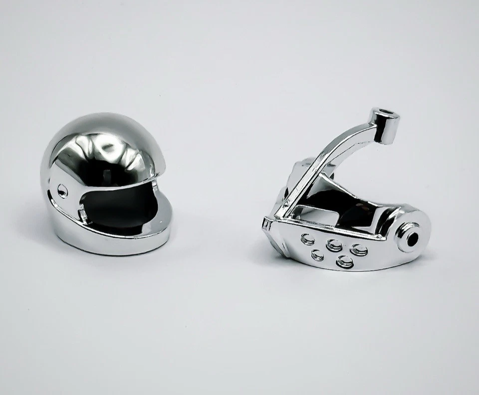 Lego Chrome Silver Helmet Pointed Visor Headgear Knight Castle New!! - Image 2 of 2