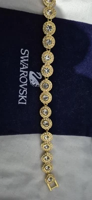 Swarovski Unangelic Gold Bracelet Brand New With Duster Bag And Gift Bag - Image 1 of 4