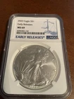 2023 Silver Eagle Dollar $1 NGC MS69 Early Releases