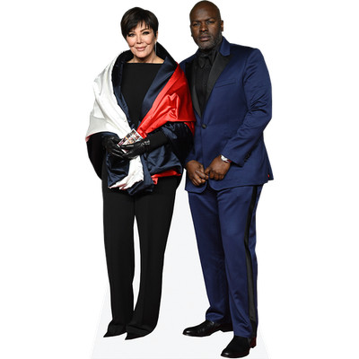 Kris Jenner und Corey Gamble (Duo 2) Mini Celebrity Cutout