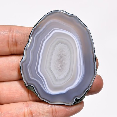 100% Natural Botswana Agate Slice Fancy Loose Gemstone 197.50Cts 48X61X8mm BC-66