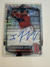 2025 Bowman Chrome Jhostynxon Garcia Auto /299 CPA-JGA Red Sox