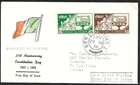 Ireland Constitution Day Anniversary Cachet FDC First Day Cover to USA 1958