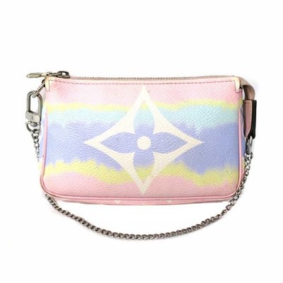Louis Vuitton Multicolor Accessoires Escal Tie Pochette Pink Pouch Dye Giant