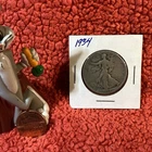 1934  WALKING LIBERTY 🗽 HALF DOLLAR 👁️