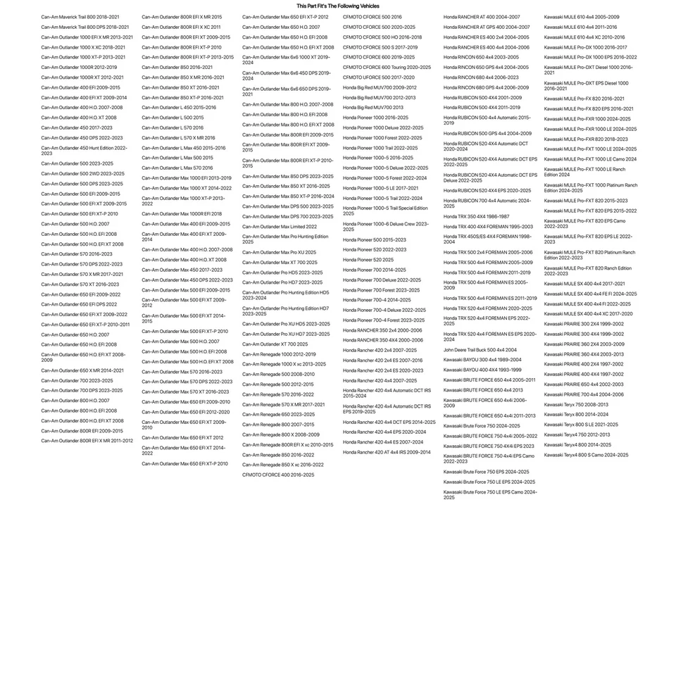 (Paquete de 4) Neumático Tusk TriloBite® para ARCTIC CAT Wildcat Trail 700 2014-2017,2020 Foto 3 de 4