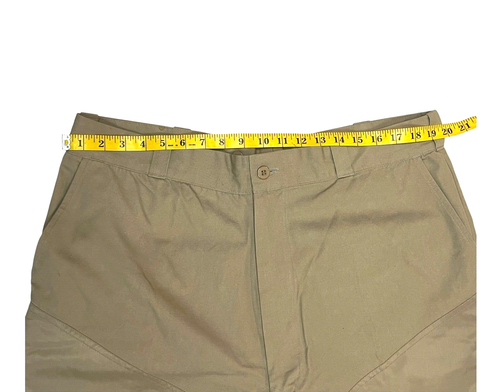 Avid Outdoor Hunting Pants Mens Size XL Beige Khaki Brush Resistant Nylon Legs - Picture 12 of 15