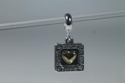 'Daughter' Silverstone Dangle Bead W/Cz's By DaVinci #DB16-8 NEW