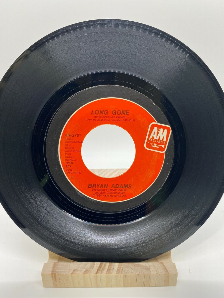 BRYAN ADAMS Somebody / Long Gone A&M 2701 VINYL 45 7