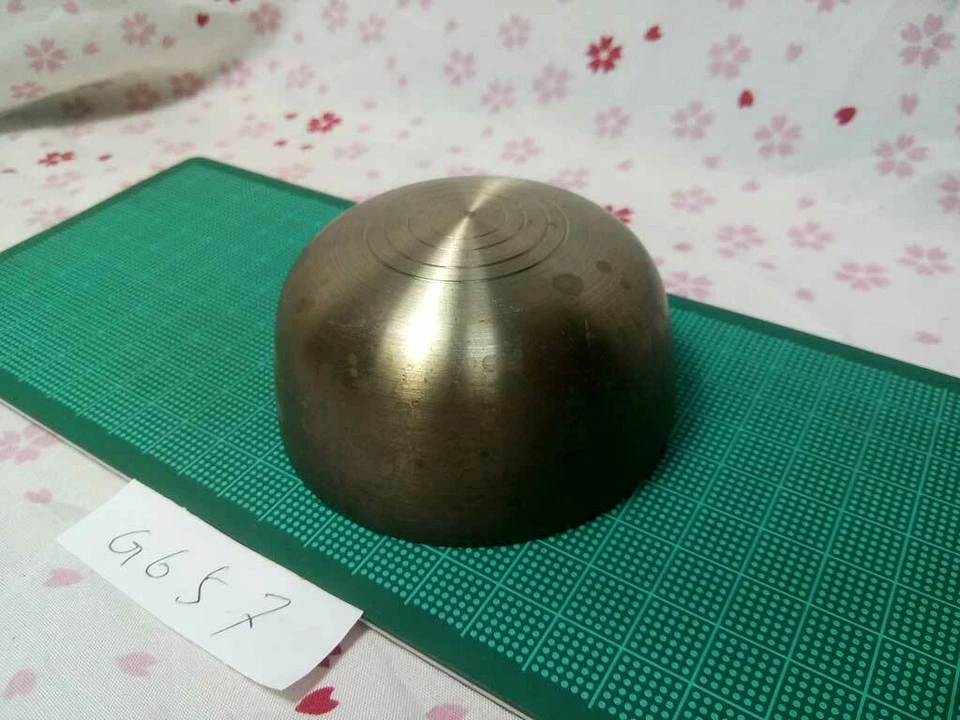 2.933" Japanese Vintage Buddhist Bell G657 Long and Short Wavelengths - Image 2 of 3
