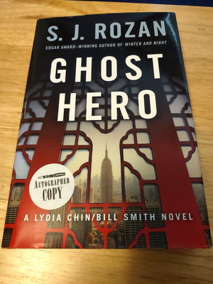 **Signed Copy** Ghost Hero by SJ Rozan Lydia Chin/Bill Smith Series HC/DJ 1st Ed