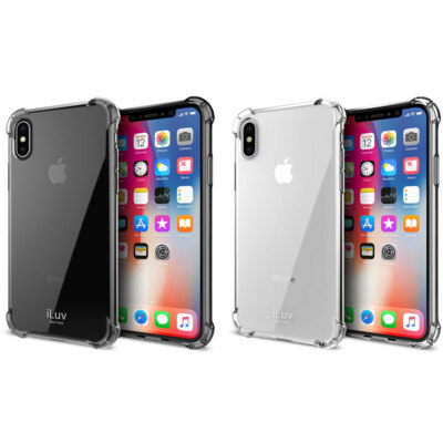 iLuv Gelato iPhone X/Xs Soft Flexible Lightweight Protective Case, Shock Absorbi