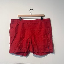 Vintage 90s Polo Ralph Lauren Mens Nylon Swim Trunks Size XL Red Board Shorts