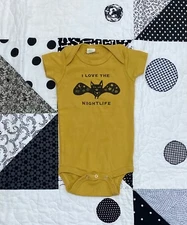Joan Ramon’s organic & fair sewn: Bat, Nightlife, Halloween  9-12M girl or boy.
