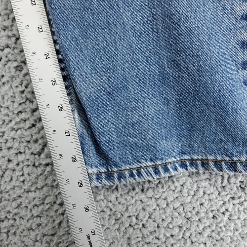 Levi's 581 Herren Jeans 34x30 Stone Wash Straight Leg Lightly Distressed Blau - Bild 11 von 14