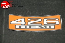 426 HEMI 66 67 PLYMOUTH DODGE MOPAR AIR CLEANER LID DECAL