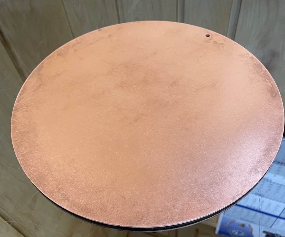 1/8” Thick Pure Copper Heat Diffuser 10” Round Stove Topper Defrost Plate - Image 2 of 4