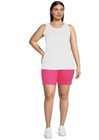 Just My Size Women’s Elastic Waist Stretch Bright Rose Shorts 1X NEW — photo 4