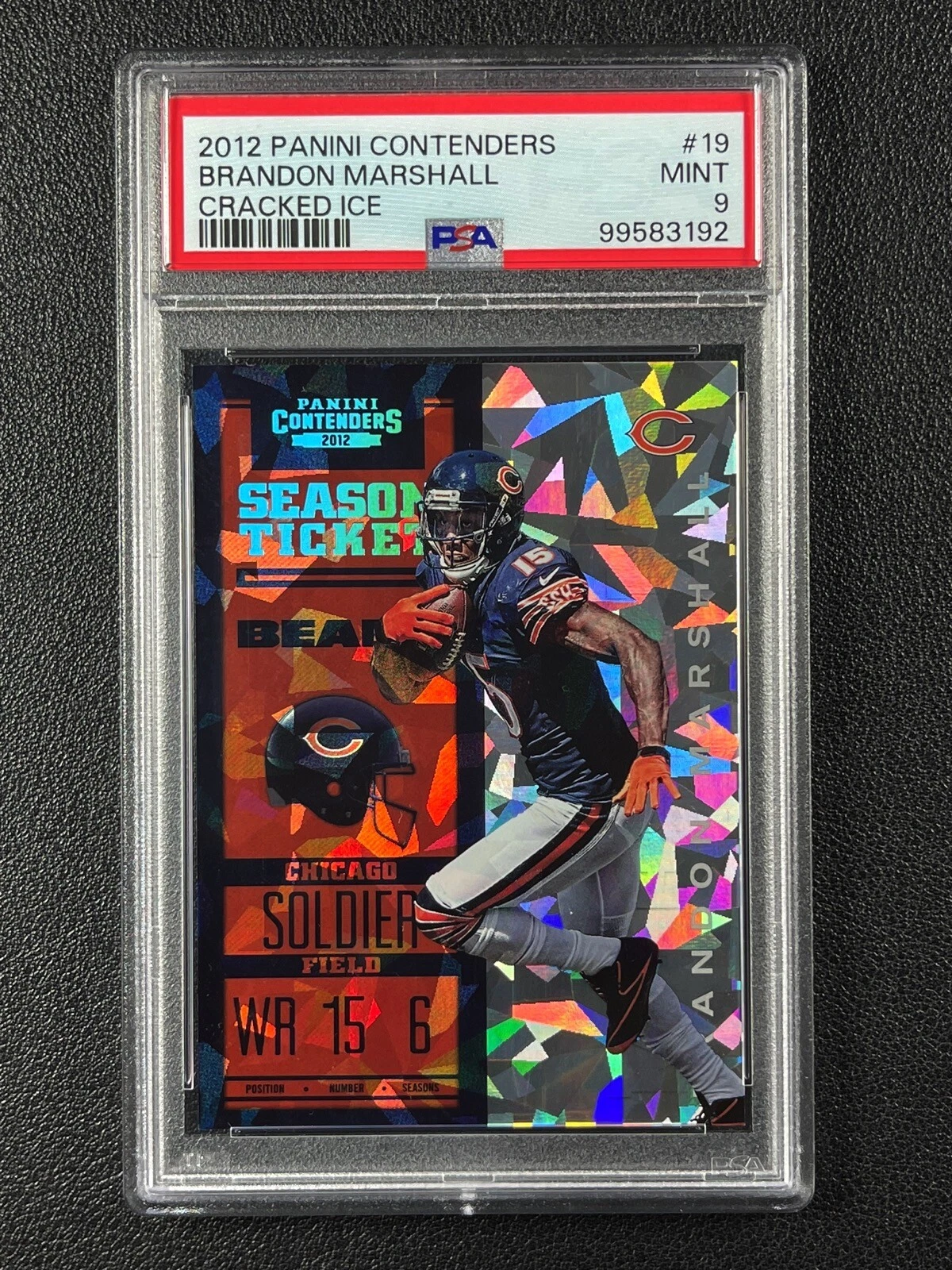 Brandon Marshall Panini Contenders #19 Cracked Ice