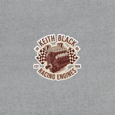 Vintage Racing Engines Sticker - Keith Black Racing Engines Est. 1959 #3964