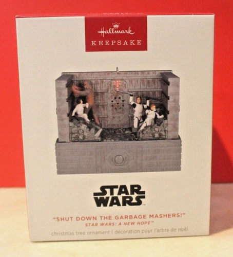 Hallmark 2024 Star Wars Shut Down the Garbage Mashers Keepsake Orn Magic NIB