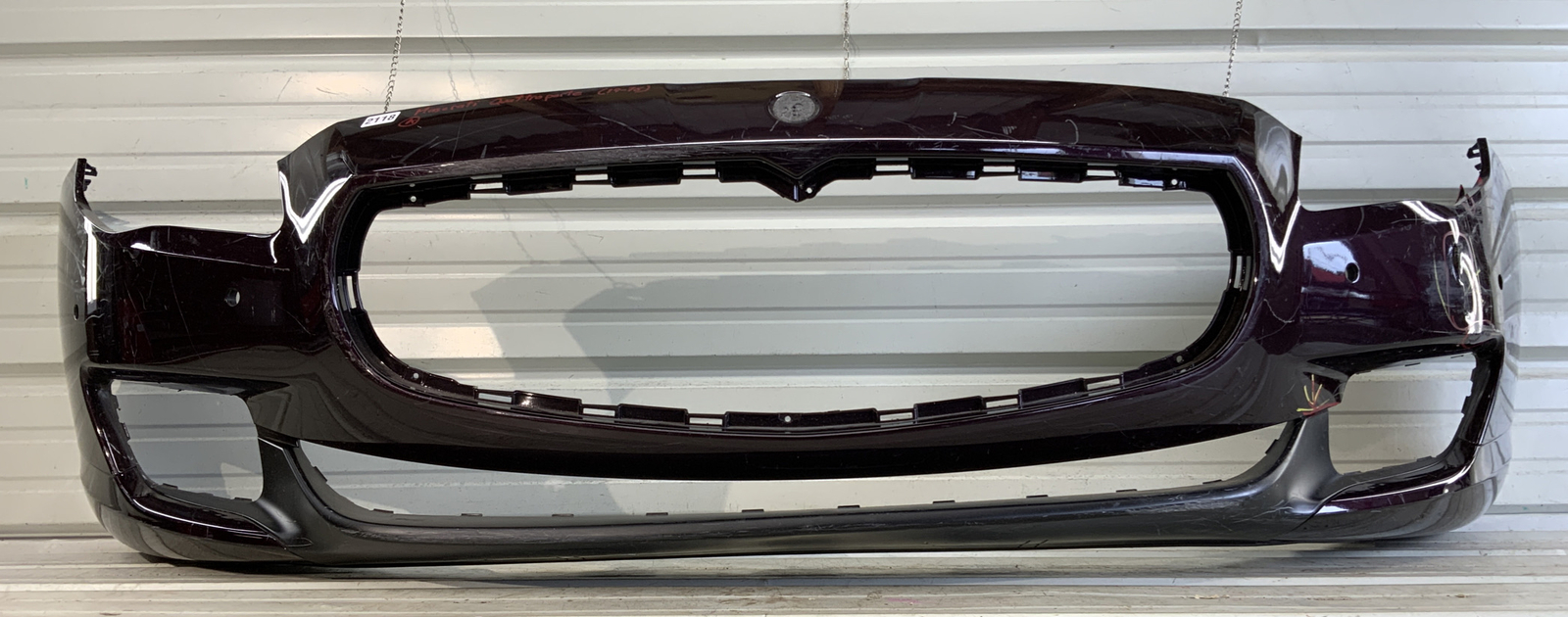 2014-2016 Maserati Quattroporte Front Bumper CoverOEM Holes Sensor “LOCAL PICK U