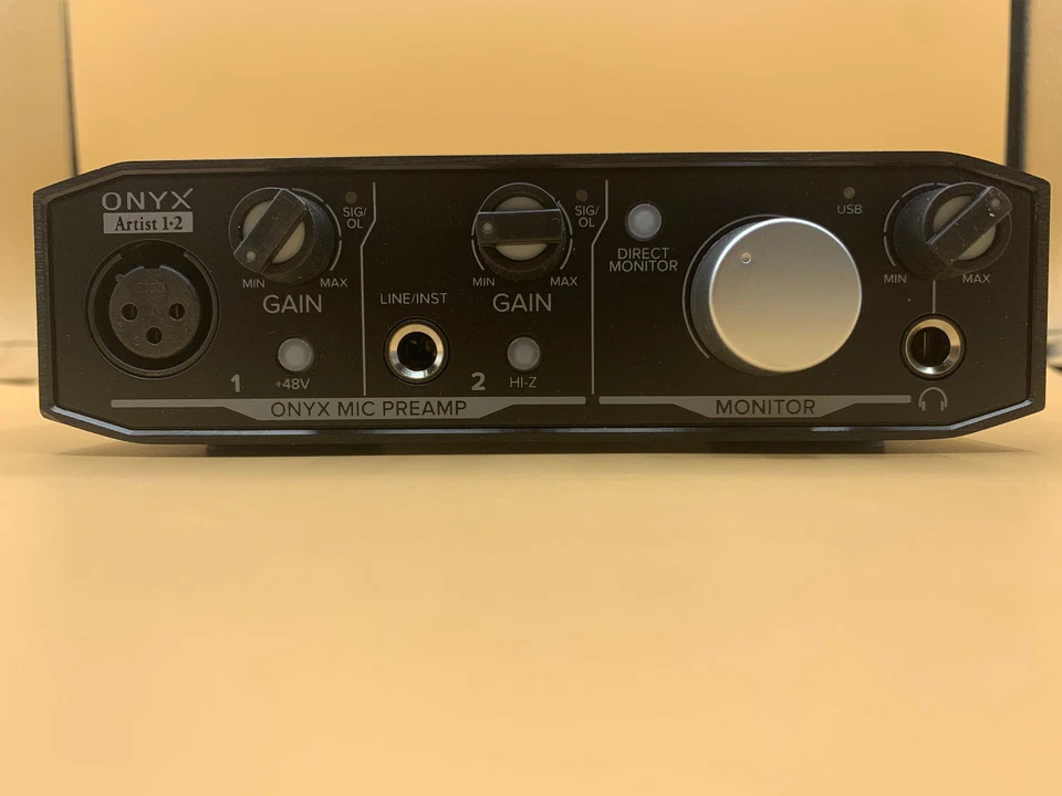 Mackie Onyx Artist 1·2 USB Audio Interface DEVICE ONLY - Image 2 of 4