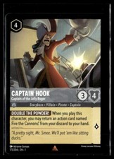Disney Lorcana TCG Captain Hook Captain of the Jolly Roger Non Foil 173/204