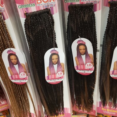 BOX BRAID PURE CROCHET -18'' 