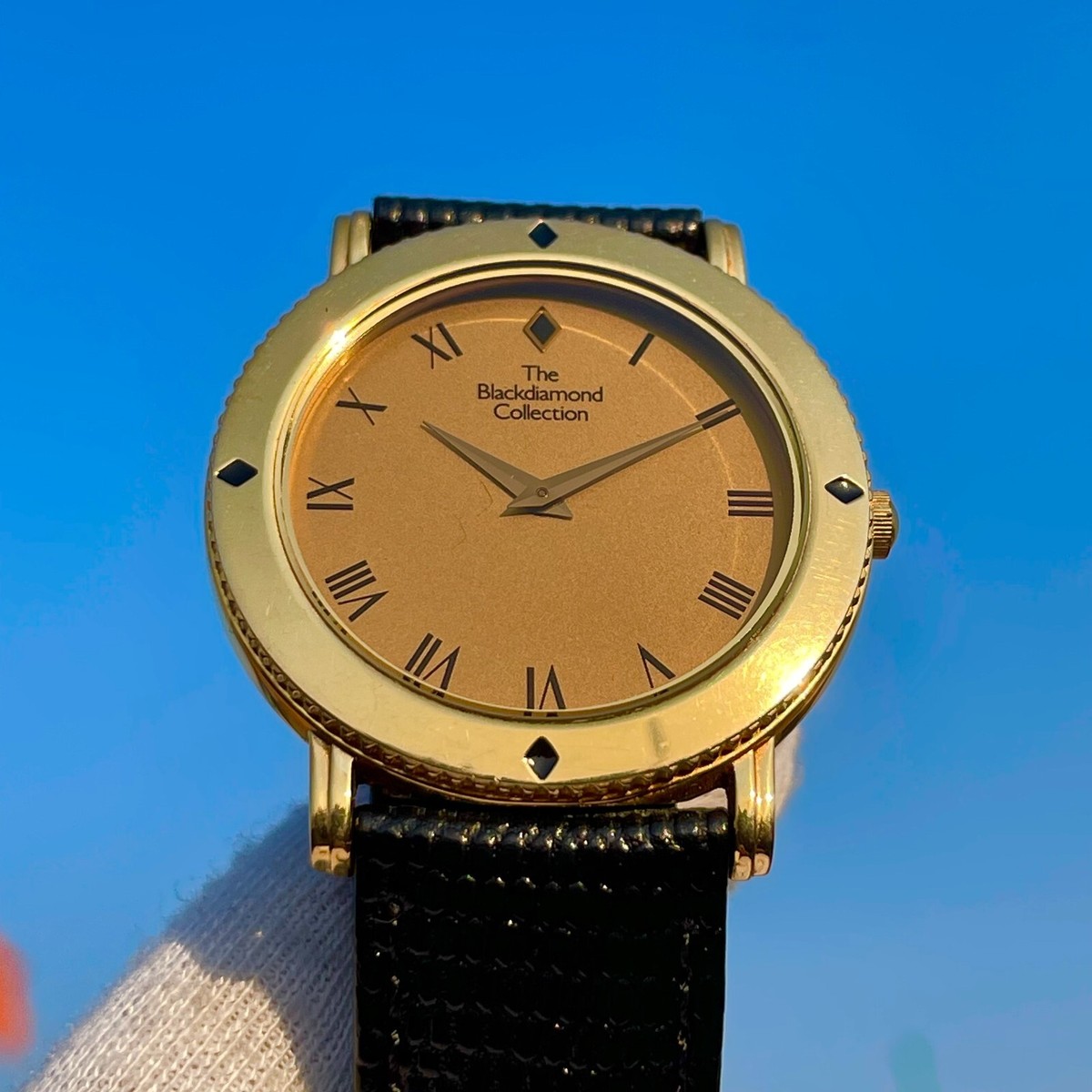 Rare Seiko The Black Diamond Collection Quartz Men's Watch