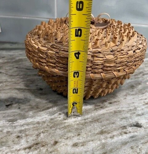 Curly Bowl Basket Passamaquoddy Micmac North American Indian Vintage - Image 4 of 4