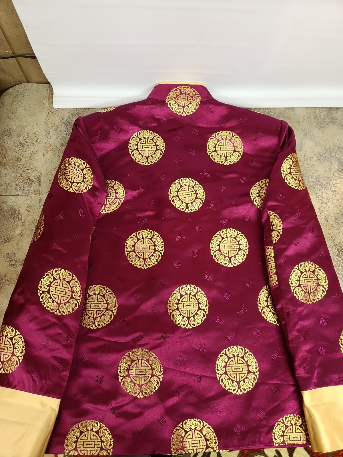 Longevity Design Brocade Mandarin Jacket - Lined - image 3