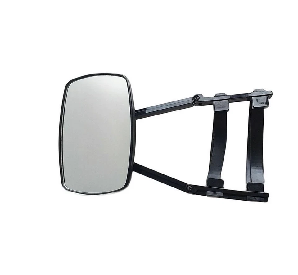 1X Espejo de remolque con clip para remolque transporte seguro extensión ajustable universal Foto 2 de 4