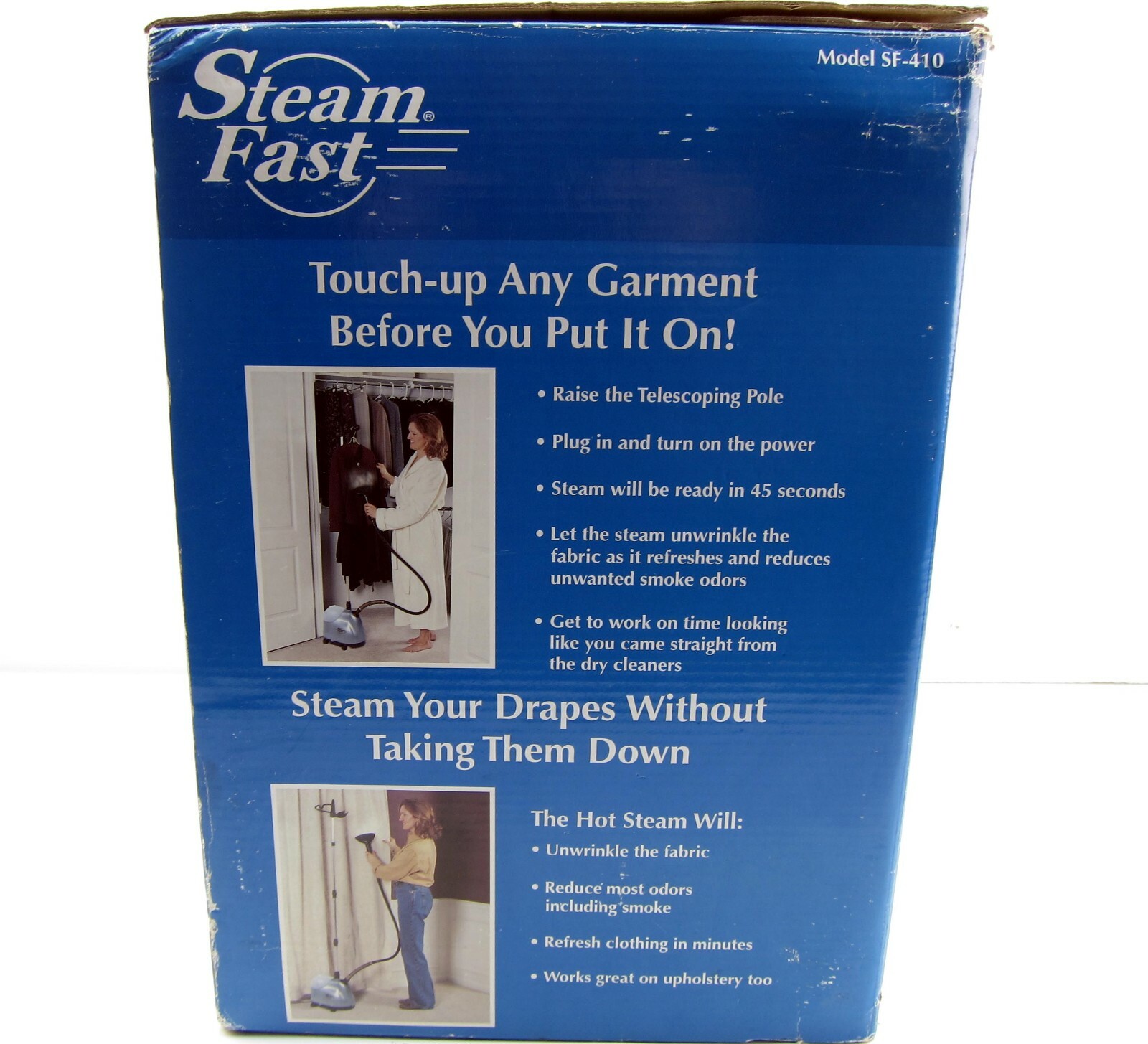 NEW Steam Fast SF-410 Touch-Up Fabric Steamer For Garment Clothes 1500 Watt Heat