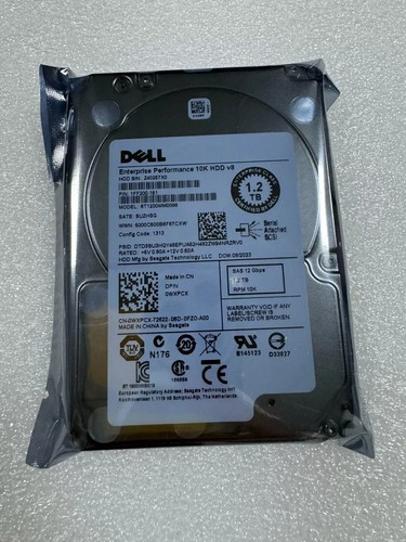 New WXPCX 0WXPCX Dell 1.2TB 10K RPM 12Gb/s 2.5 SAS Hard Drive ST1200MM0088 - 第 1/5 張圖片