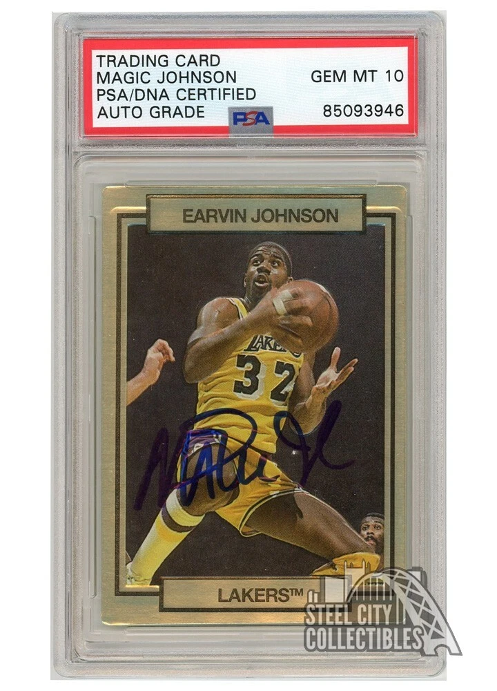 Magic Johnson Professional Sports Authenticator (PSA) Basketball