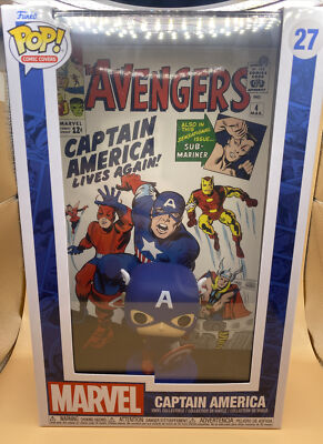 FUNKO POP! COMIC COVER: Avengers #4 (1963) Figure Captain America